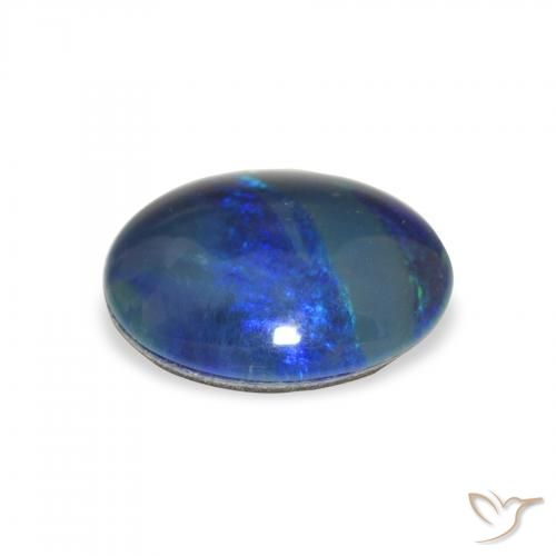 Opal Triplet متعدد الألوان طبيعي، بيضوي، 2.28 قيراط، غير شفاف