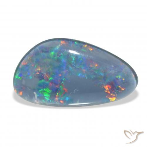 7.34ct طبيعي متعدد الألوان ثلاثية أوبال, فانسى, غير شفاف