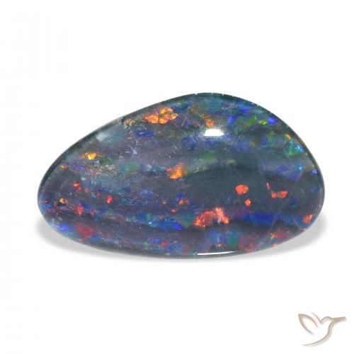 3.31ct طبيعي متعدد الألوان ثلاثية أوبال, فانسى, غير شفاف