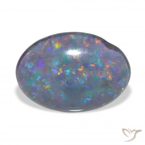 3.75ct متعدد الألوان ثلاثية أوبال, بيضوي, غير شفاف