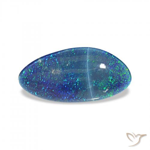3.30ct أزرق متعدد الألوان ثلاثية أوبال, فانسى, غير شفاف