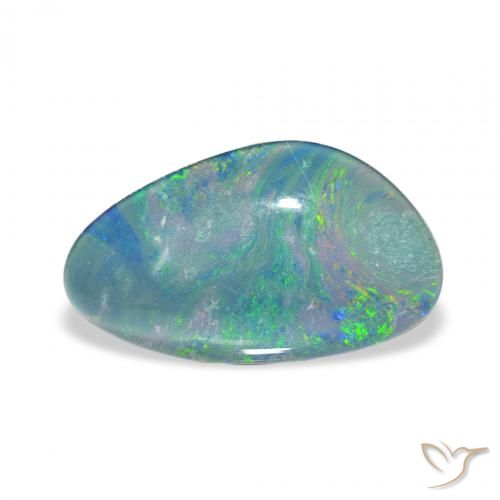 3.34ct طبيعي متعدد الألوان ثلاثية أوبال, فانسى, غير شفاف