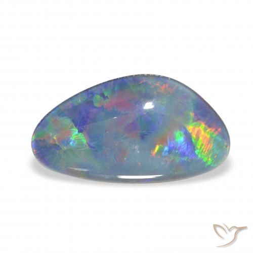 4.20ct طبيعي متعدد الألوان ثلاثية أوبال, فانسى, غير شفاف