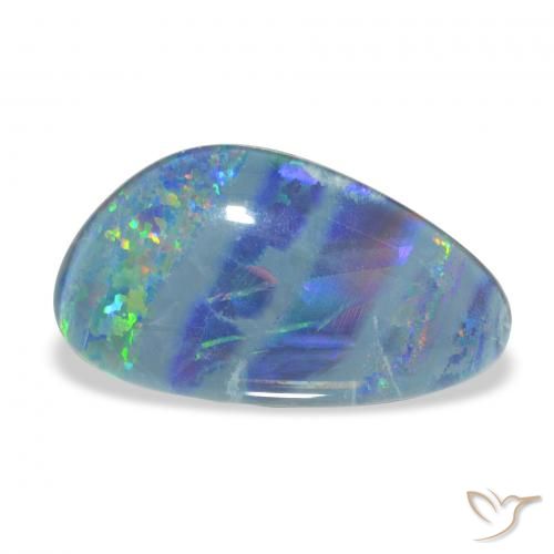 7.90ct متعدد الألوان ثلاثية أوبال, فانسى, غير شفاف