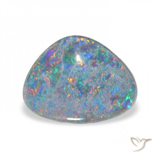 3.88ct متعدد الألوان ثلاثية أوبال, فانسى, غير شفاف