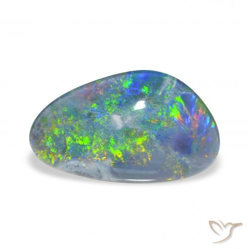 3.45ct طبيعي متعدد الألوان ثلاثية أوبال, فانسى, غير شفاف