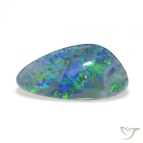 4.12ct متعدد الألوان ثلاثية أوبال, فانسى, غير شفاف