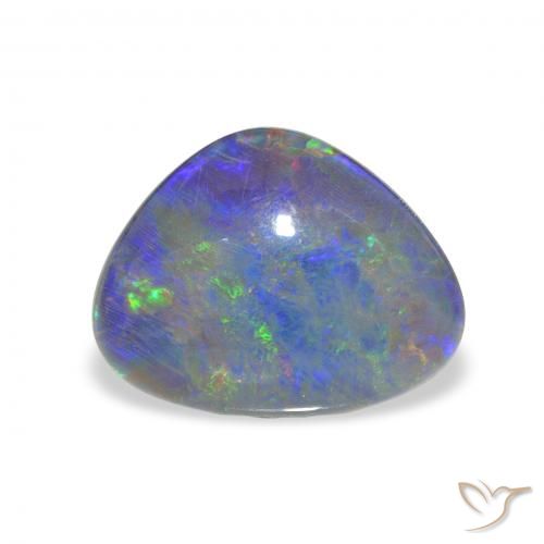 4.02ct متعدد الألوان ثلاثية أوبال, فانسى, غير شفاف