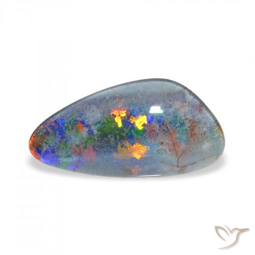 3.56ct متعدد الألوان ثلاثية أوبال, فانسى, غير شفاف