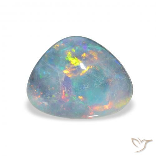 4.46ct متعدد الألوان ثلاثية أوبال, فانسى, غير شفاف