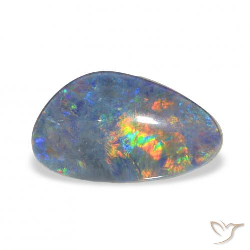 3.36ct متعدد الألوان ثلاثية أوبال, فانسى, غير شفاف