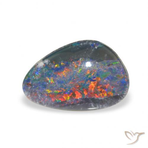 1.73ct متعدد الألوان ثلاثية أوبال, فانسى, غير شفاف