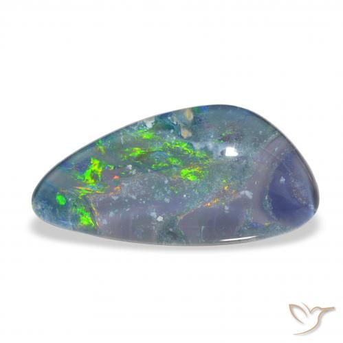 ثلاثية أوبال متعدد الألوان طبيعي، فانسى، 4.26 قيراط، غير شفاف