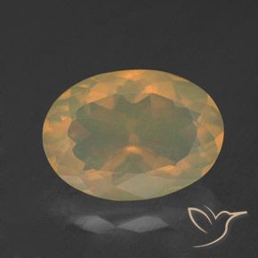 1.74ct طبيعي متعدد الألوان أوبال, بيضوي, شفاف, Photo A