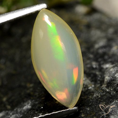1.84ct طبيعي متعدد الألوان أوبال, ماركيز, شفاف