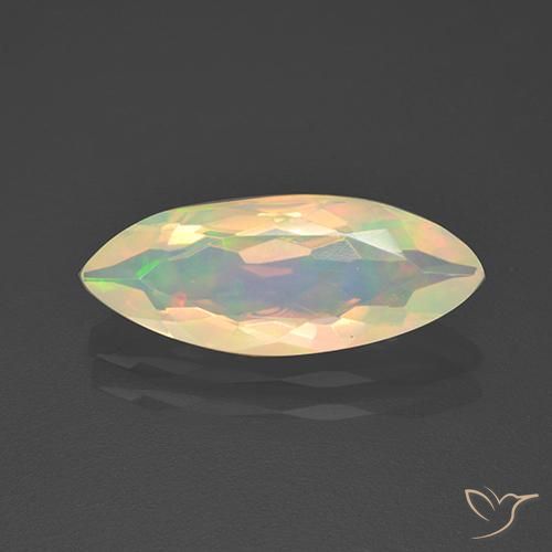1.71ct طبيعي متعدد الألوان أوبال, ماركيز, شفاف, Photo A