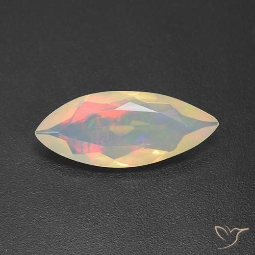 1.68ct طبيعي متعدد الألوان أوبال, ماركيز, شفاف, Photo A
