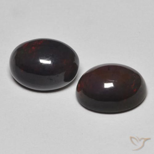 1.76ctw طبيعي متعدد الألوان أوبال, بيضوي, غير شفاف, Photo A