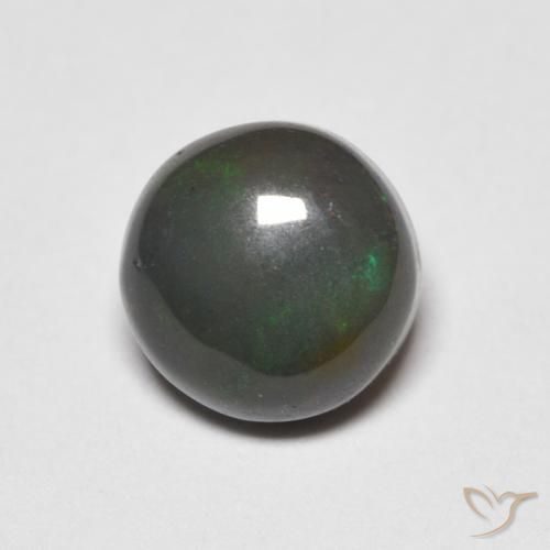 0.82ct طبيعي متعدد الألوان أوبال, دائري, غير شفاف