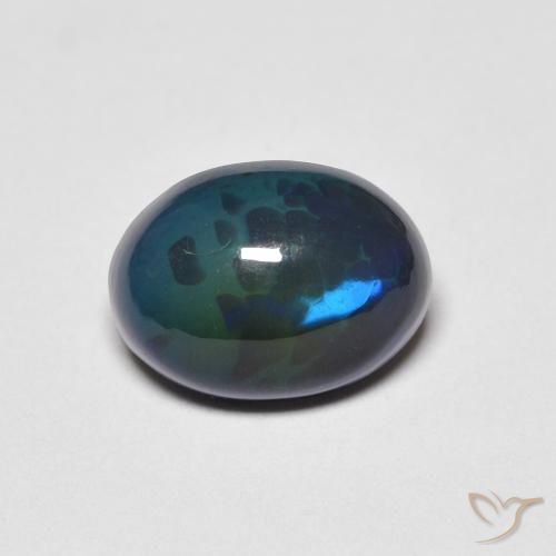 1.35ct طبيعي متعدد الألوان أوبال, بيضوي, غير شفاف, Photo A