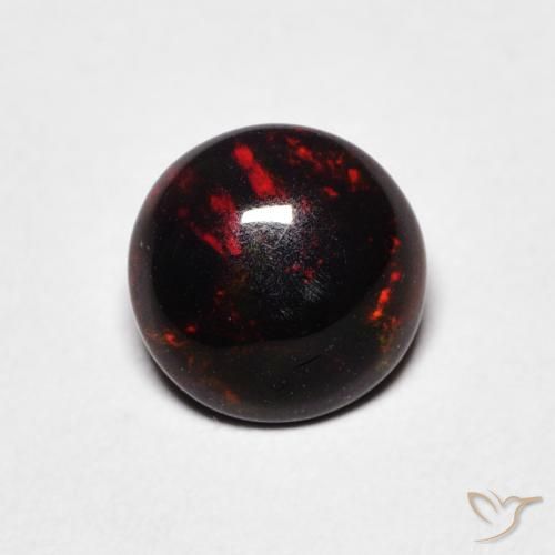0.52ct طبيعي متعدد الألوان أوبال, دائري, غير شفاف