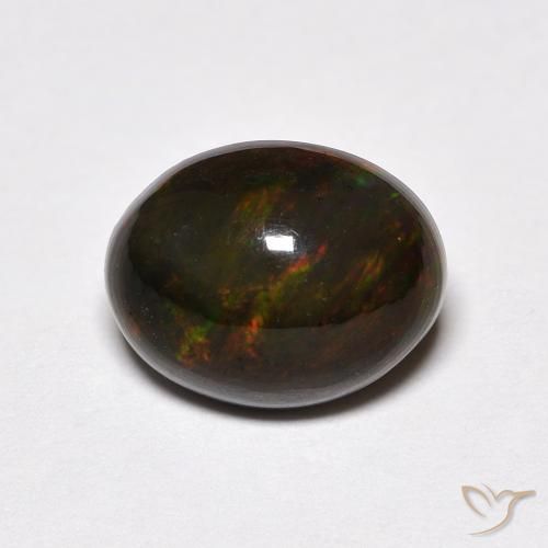 1.78ct طبيعي متعدد الألوان أوبال, بيضوي, غير شفاف, Photo A
