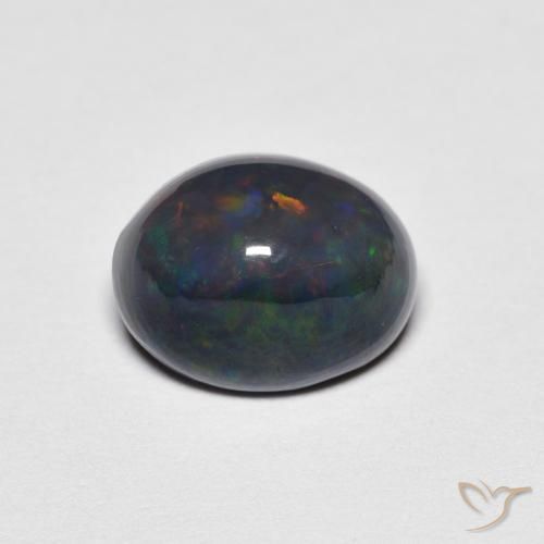 1.19ct طبيعي متعدد الألوان أوبال, بيضوي, غير شفاف