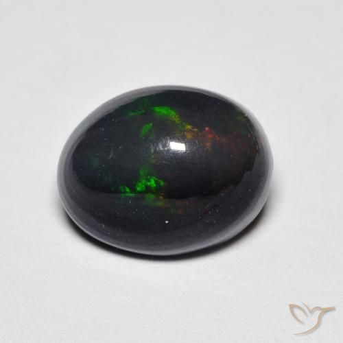 1.96ct طبيعي متعدد الألوان أوبال, بيضوي, غير شفاف