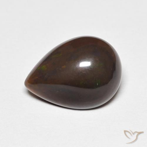 2.40ct طبيعي متعدد الألوان أوبال, شكل الكمثرى, غير شفاف