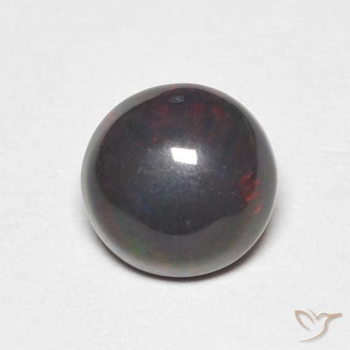 0.89ct طبيعي متعدد الألوان أوبال, دائري, غير شفاف