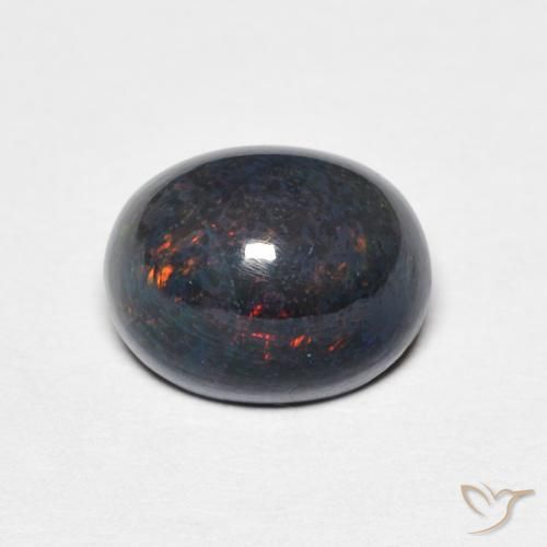 1.15ct طبيعي متعدد الألوان أوبال, بيضوي, غير شفاف