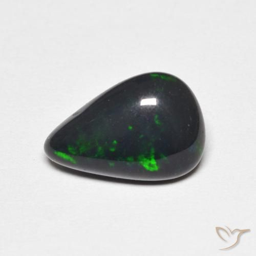 1.21ct طبيعي متعدد الألوان أوبال, شكل الكمثرى, غير شفاف