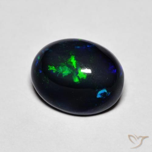 1.65ct طبيعي متعدد الألوان أوبال, بيضوي, غير شفاف