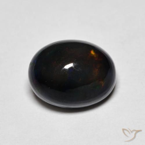 1.47ct طبيعي متعدد الألوان أوبال, بيضوي, غير شفاف