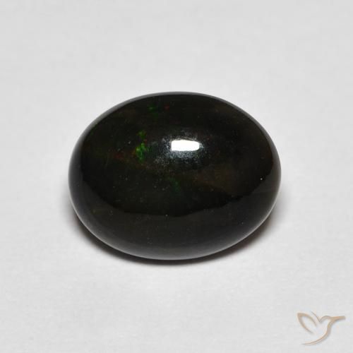 1.06ct طبيعي متعدد الألوان أوبال, بيضوي, غير شفاف