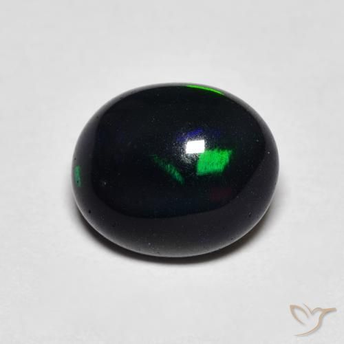 1.73ct طبيعي متعدد الألوان أوبال, بيضوي, غير شفاف