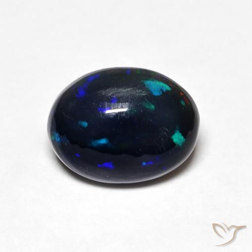 0.99ct طبيعي متعدد الألوان أوبال, بيضوي, غير شفاف, Photo A