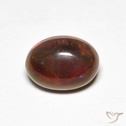 1.10ct طبيعي متعدد الألوان أوبال, بيضوي, غير شفاف