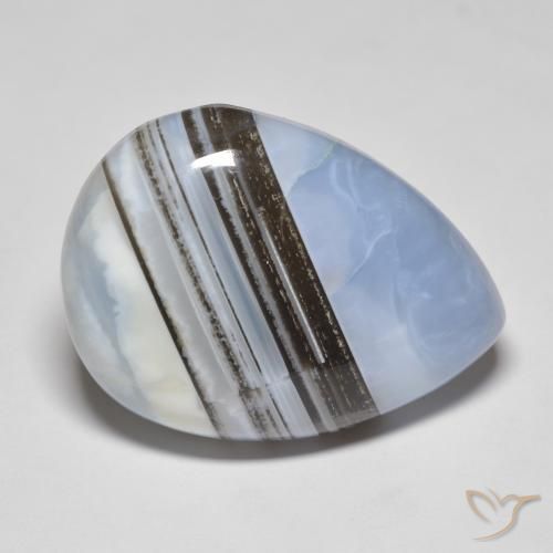 37.98ct طبيعي متعدد الألوان أوبال, شكل الكمثرى, غير شفاف
