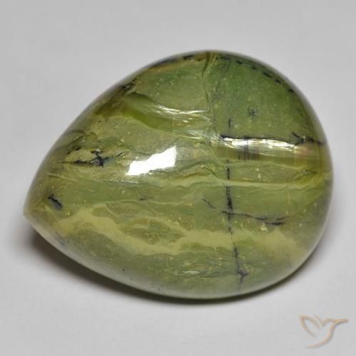 37.03ct طبيعي أخضر دافئ أوبال, شكل الكمثرى, غير شفاف, Photo A