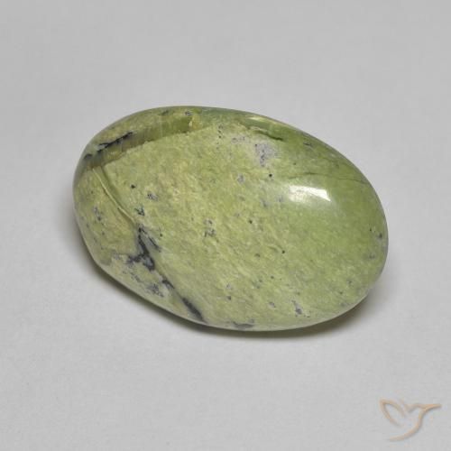 7.29ct طبيعي أخضر متوسط أوبال, بيضوي, غير شفاف