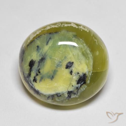15.08ct طبيعي أخضر دافئ أوبال, بيضوي, غير شفاف, Photo A