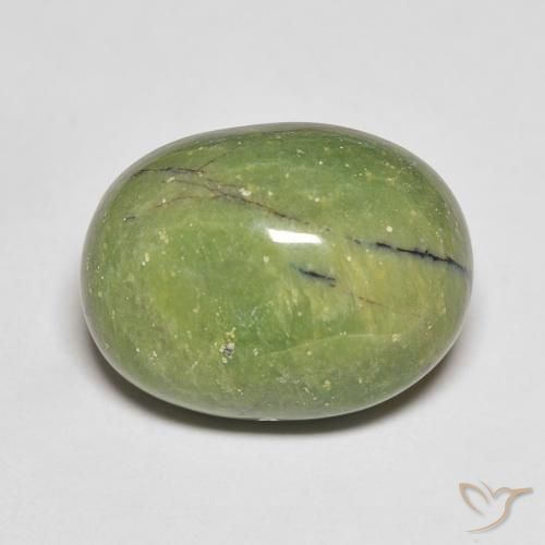 12.46ct طبيعي أخضر دافئ أوبال, بيضوي, غير شفاف