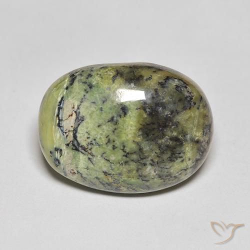 10.37ct طبيعي أخضر ترابى أوبال, بيضوي, غير شفاف