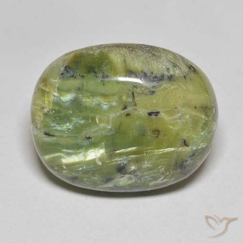 25.34ct طبيعي أخضر متوسط أوبال, وسادة, غير شفاف