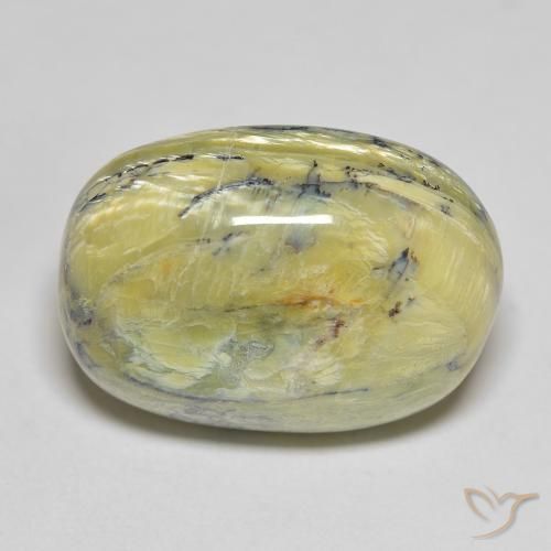 20.70ct طبيعي أخضر متوسط أوبال, بيضوي, غير شفاف