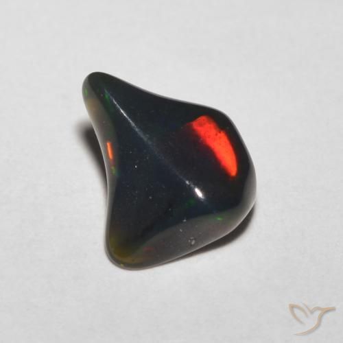0.87ct طبيعي متعدد الألوان أوبال, فانسى, نصف شفاف