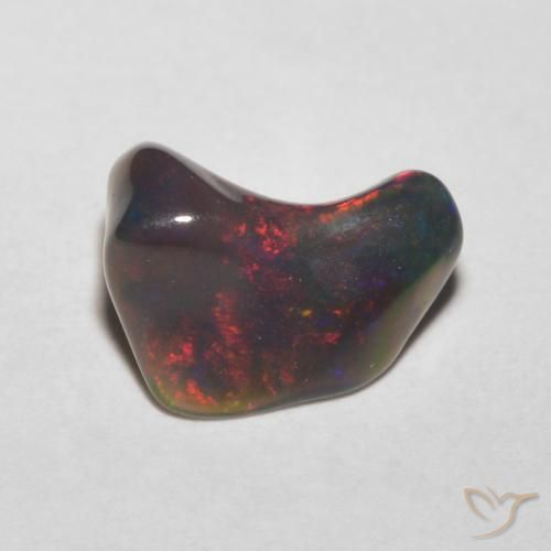 0.83ct طبيعي متعدد الألوان أوبال, فانسى, نصف شفاف, Photo A