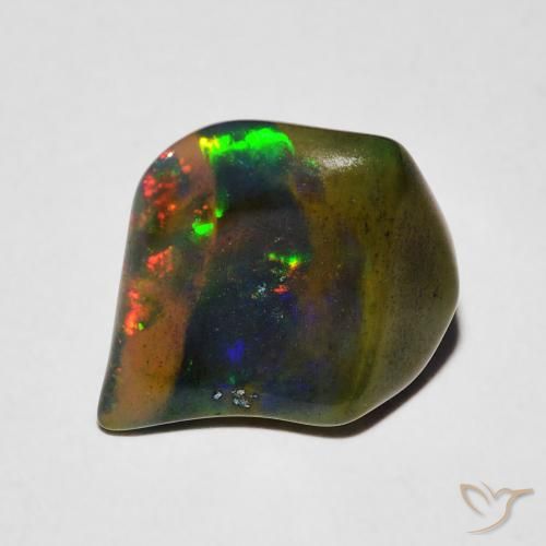 2.25ct طبيعي متعدد الألوان أوبال, فانسى, نصف شفاف