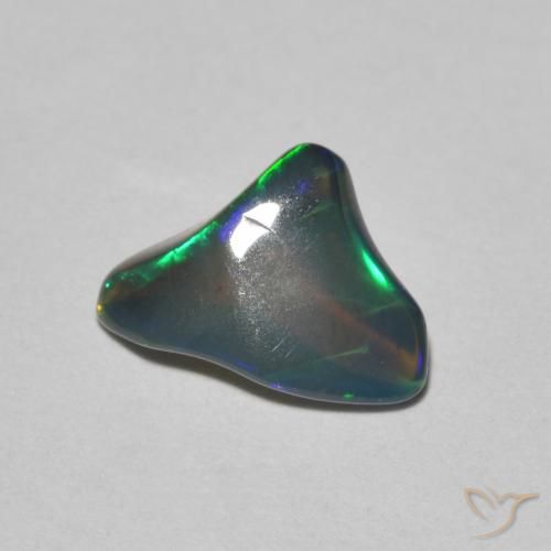 0.90ct طبيعي متعدد الألوان أوبال, فانسى, نصف شفاف